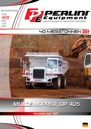 Stortwagen met achterwaartse kanteling Perlini DP 405 WD