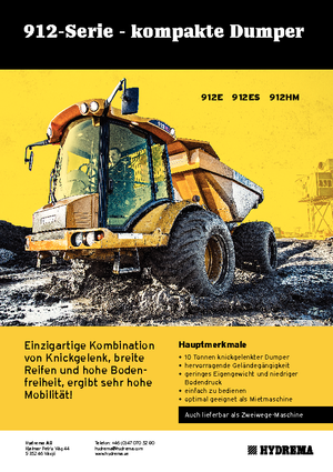 Kiepwagens Hydrema H 912 ES