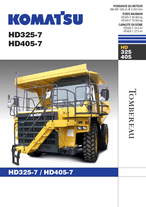 Stortwagen met achterwaartse kanteling Komatsu HD325-7
