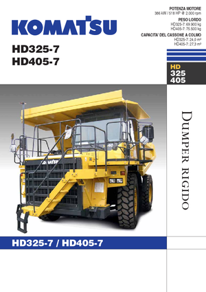 Stortwagen met achterwaartse kanteling Komatsu HD325-7