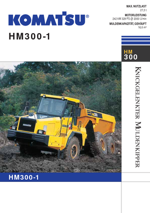 Kiepwagens Komatsu HM300-1