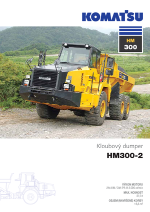 Kiepwagens Komatsu HM300-2