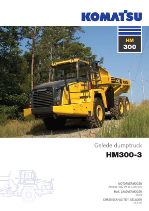 Kiepwagens Komatsu HM300-3
