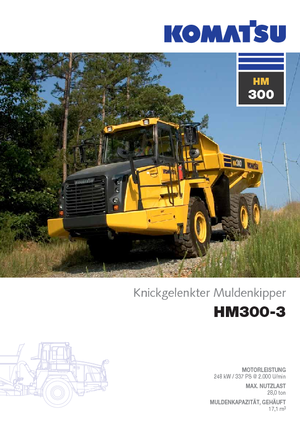 Kiepwagens Komatsu HM300-3