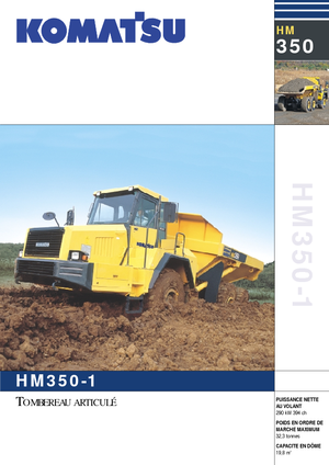 Kiepwagens Komatsu HM350-1