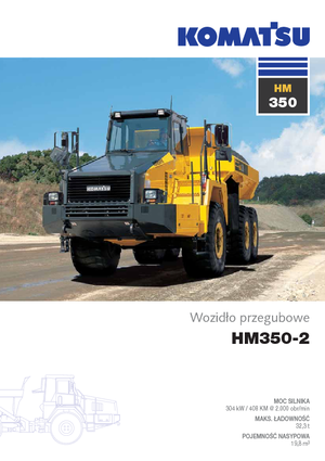 Kiepwagens Komatsu HM350-2