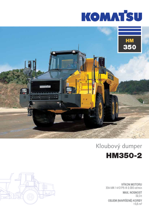 Kiepwagens Komatsu HM350-2