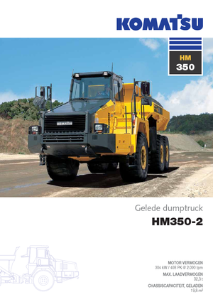 Kiepwagens Komatsu HM350-2