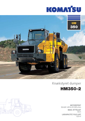 Kiepwagens Komatsu HM350-2