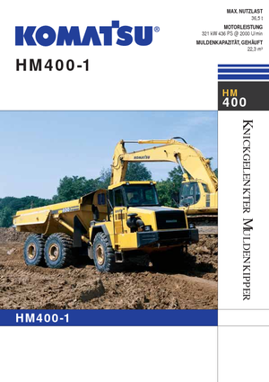 Kiepwagens Komatsu HM400-1