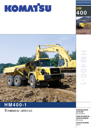 Kiepwagens Komatsu HM400-1