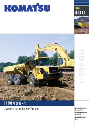 Kiepwagens Komatsu HM400-1