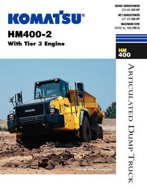 Kiepwagens Komatsu HM400-2
