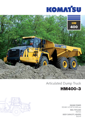 Kiepwagens Komatsu HM400-3