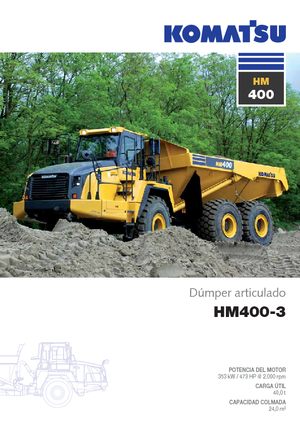 Kiepwagens Komatsu HM400-3
