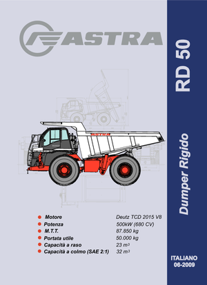 Stortwagen met achterwaartse kanteling Astra RD 50