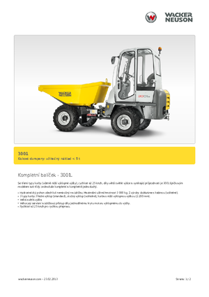 Wieldumpers Neuson 3001