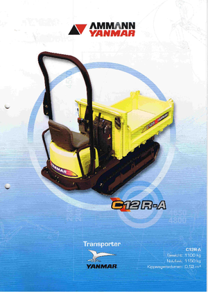 Rupsdumpers Yanmar C 12 RB
