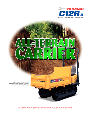 Rupsdumpers Yanmar C 12 RB