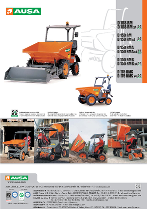 Wieldumpers Ausa D 150 RM PLUS