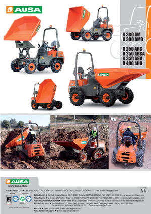 Wieldumpers Ausa D 250 AHG