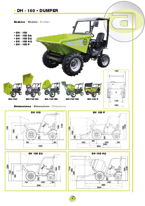 Wieldumpers Agrimac DH 160