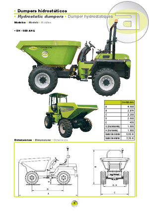 Wieldumpers Agrimac DH 600 AHG