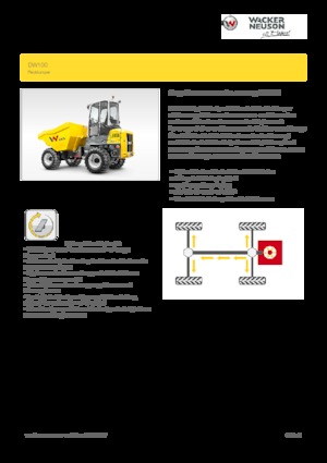 Wieldumpers Wacker Neuson DW100