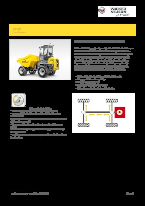 Wieldumpers Wacker Neuson DW100