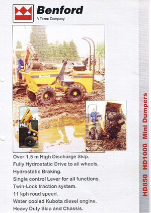 Wieldumpers Benford HD 1000