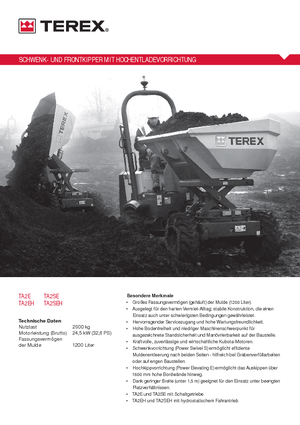 Wieldumpers Terex TA 2 SE