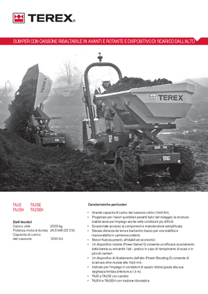 Wieldumpers Terex TA 2 SE