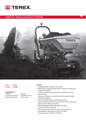 Wieldumpers Terex TA 2 SE