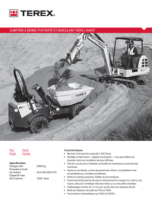 Wieldumpers Terex TA2SH