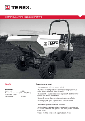 Wieldumpers Terex TA 3.5 SH