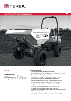 Wieldumpers Terex TA 3.5 SH
