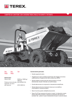Wieldumpers Terex TA 5 S