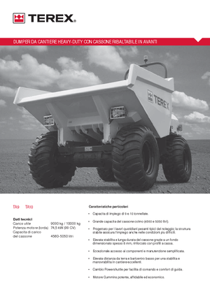 Wieldumpers Terex TA 9