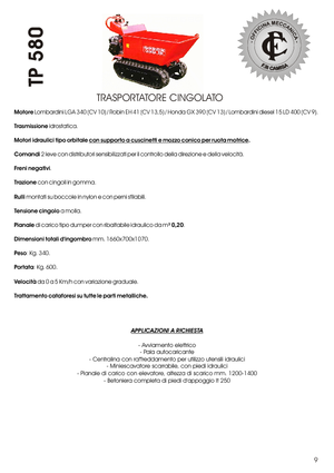 Rupsdumpers Camisa TP 580