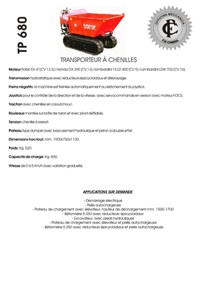 Rupsdumpers Camisa TP 680