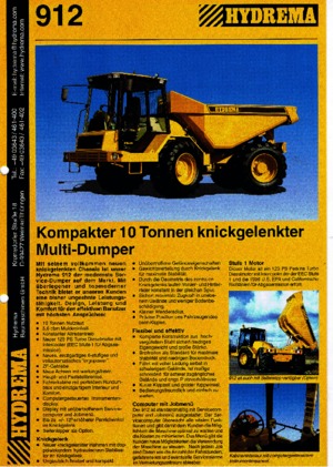 Kiepwagens Hydrema 912