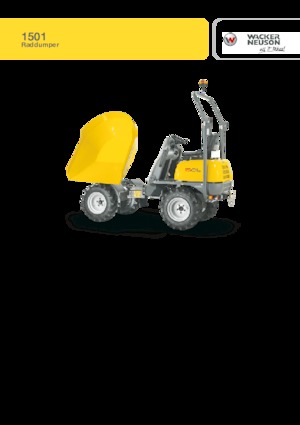Wieldumpers Wacker Neuson 1501 