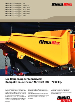 Rupsdumpers Menzi 7vk