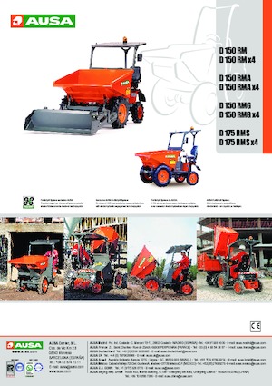 Wieldumpers Ausa D 150 RMG
