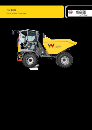 Wieldumpers Wacker Neuson DV100 dual view