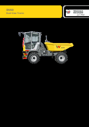 Wieldumpers Wacker Neuson DV60 dual view