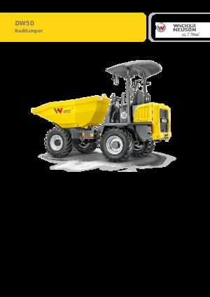 Wieldumpers Wacker Neuson DW50