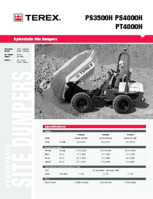 Wieldumpers Terex PS 3500 H