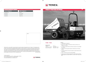 Wieldumpers Terex PT 3000