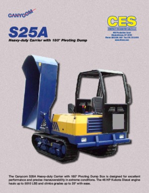 Rupsdumpers Kato S25A